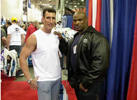 With Ronnie Coleman