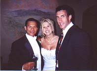 With Elmo and Toni Delos Santos at their Los Angeles wedding