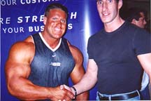 Jay Cutler guest posing in Boston